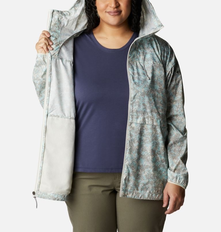 Jacheta Columbia Alpine Chill Windbreaker Dama Verzi | Plus Size UPSQ1Z98M